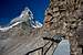 Hiking to Hornli Hut at the base of Matterhorn