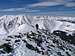 Descending the summit ridge, Mount Guyot