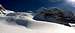 A pano from the flat part of Morteratsch glacier.