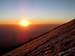 sunrise on the glacier