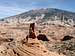 Unusual view of Navajo Mountain