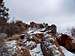 UN 9620: Snow on an outcrop