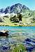 The Bastan lakes and Portarras peak