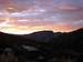 Waaihoek Peak seen at sunset...