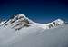 Traverse from false summit to main summit Mount Edwards