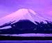 Mount Fuji of the alpenglow...