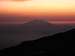 Sunset and Mount Saint Helens
