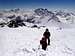 Elbrus slope @ 14500ft Ushba left Dongus Orum center _Yunona is not yet 4 
