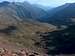 From Pico d'Ordiceto, looking down into the Rioumajou valley. Aret & Arbizon in bg