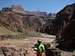 Colorado River  Yunona dayhiking Grand Canyon at 4 y 10 month