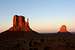 Monument Valley: Mittens at Sunset