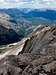 View Down Glacier Gorge From Longs Peak