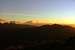 Sunset from Volcan Chiles. Ecuador.
