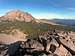 Lassen Peak, 10,457' from Reading Peak, 8,714' to the east