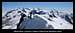 View from Breithorn to Monte Rosa