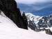 Aiguilles Marbrées and Mont Blanc