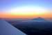 Pico de Orizaba casting its shadow at sunrise