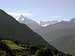 View of Grivola and Gran Paradiso range from the 