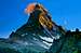 Matterhorn and the moon
