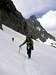 Descending the SE Glacier