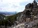 Outcrop along the ridge