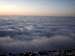 an ocean of clouds