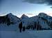 K2 and Broad Peak as seen from Gondogoro Pass