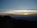 Sunset from the summit 25 May...