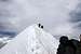 The snow summit of North Ushba