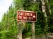 Cat Creek Trailhead Sign