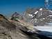 Close-up on Wildstrubel (3243m) and Gletscherhorn (2943m)