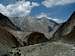 Dirt Road Carved out of a sheer cliff face in the Hindukush 