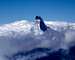 The Matterhorn in cloud from...
