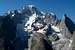 Mont Blanc, Aiguille Blanche de Peuterey and Aiguille Noire de Peuterey