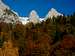 Grosses and Kleines Fieberhorn in the Tennengebirge