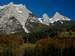 The Fieberhorn group in the Tennengebirge