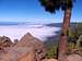 Cloud cover on the northern coastline of Tenerife