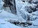 Ice kingdom below Skakavac waterfall