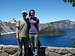 Brittany and I at Crater Lake