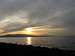 Sunset over Lummi and Orcas Islands