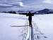 Lynda skiing Vail Pass