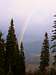 Rainbow above the valley of Feistritz