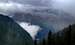Razorback Mountain in Clouds