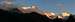 Panoramic View of Mont Blanc at Sunset