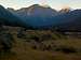 Alpenglow over the Humboldt Mountains