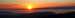 Slavnik sunset panorama
