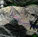 Lake Fork Peak East Chute Google Earth