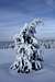 Brocken winter landscape