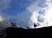 Osorno ridge end with summit view