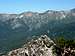Rose Knob Peak and Peak 9773 from Peak 8703